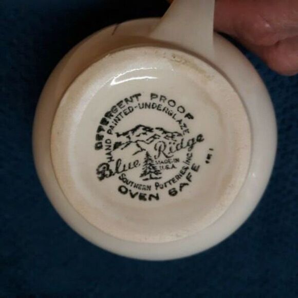 Blue Ridge Southern Potteries Stanhome Ivy Sugar & Creamer Set - Picture 4 of 16